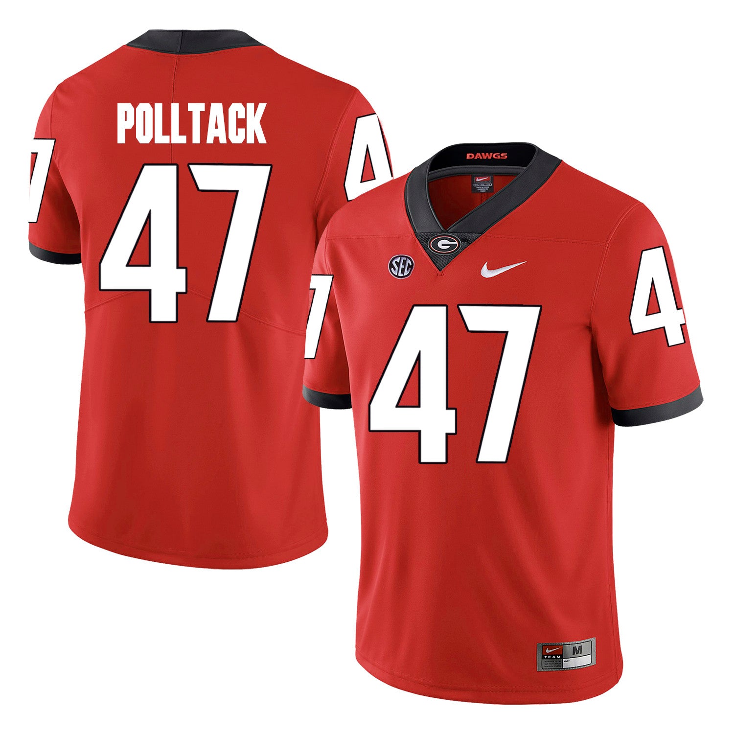 David Pollack Georgia Bulldogs red jersey