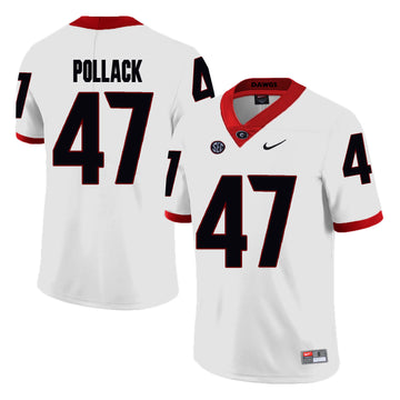 David Pollack Georgia Bulldogs white jersey