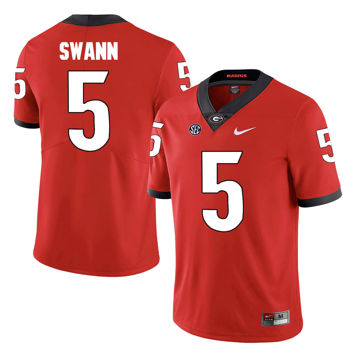 Damian Swann Georgia Bulldogs red jersey