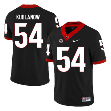 Brandon Kublanow Georgia Bulldogs black jersey