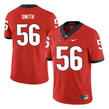 Garrison Smith Georgia Bulldogs red jersey