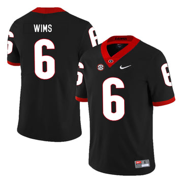 Javon Wims Georgia Bulldogs black jersey