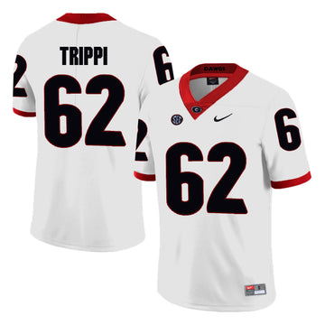 Charlie Trippi Georgia Bulldogs white jersey