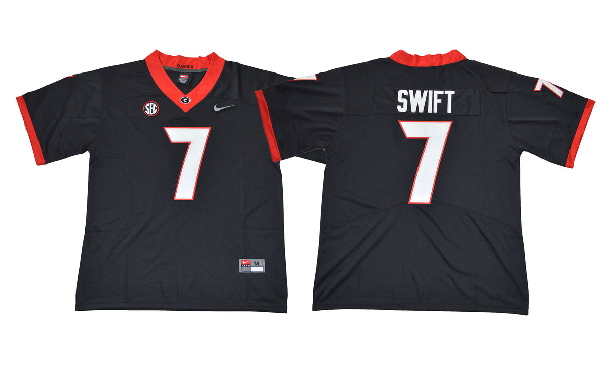 D'Andre Swift Georgia Bulldogs black jersey