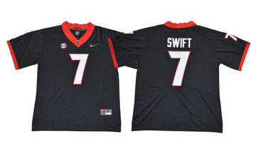 D'Andre Swift Georgia Bulldogs black jersey