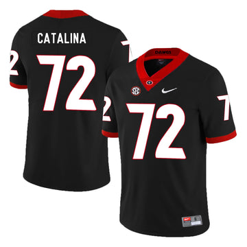 Tyler Catalina Georgia Bulldogs black jersey