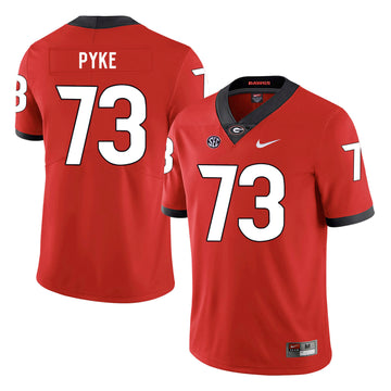 Greg Pyke Georgia Bulldogs red jersey