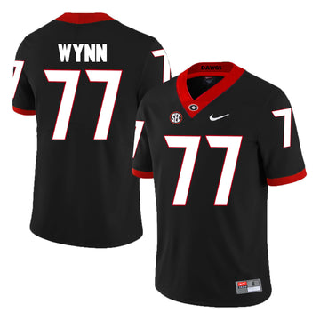 Isaiah Wynn Georgia Bulldogs black jersey