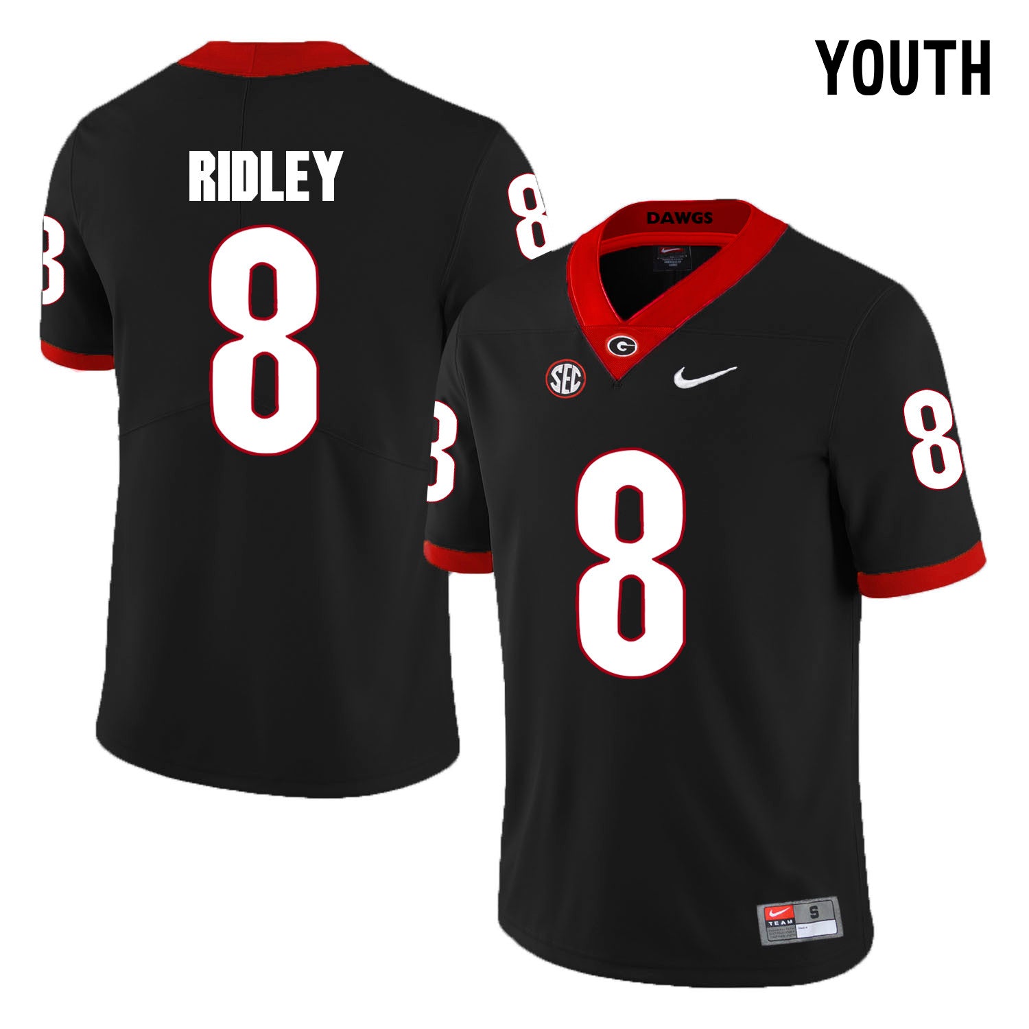 Riley Ridley Georgia Bulldogs black jersey