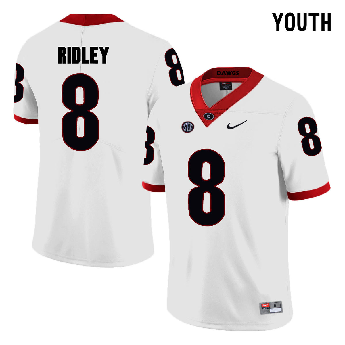 Riley Ridley Georgia Bulldogs white jersey