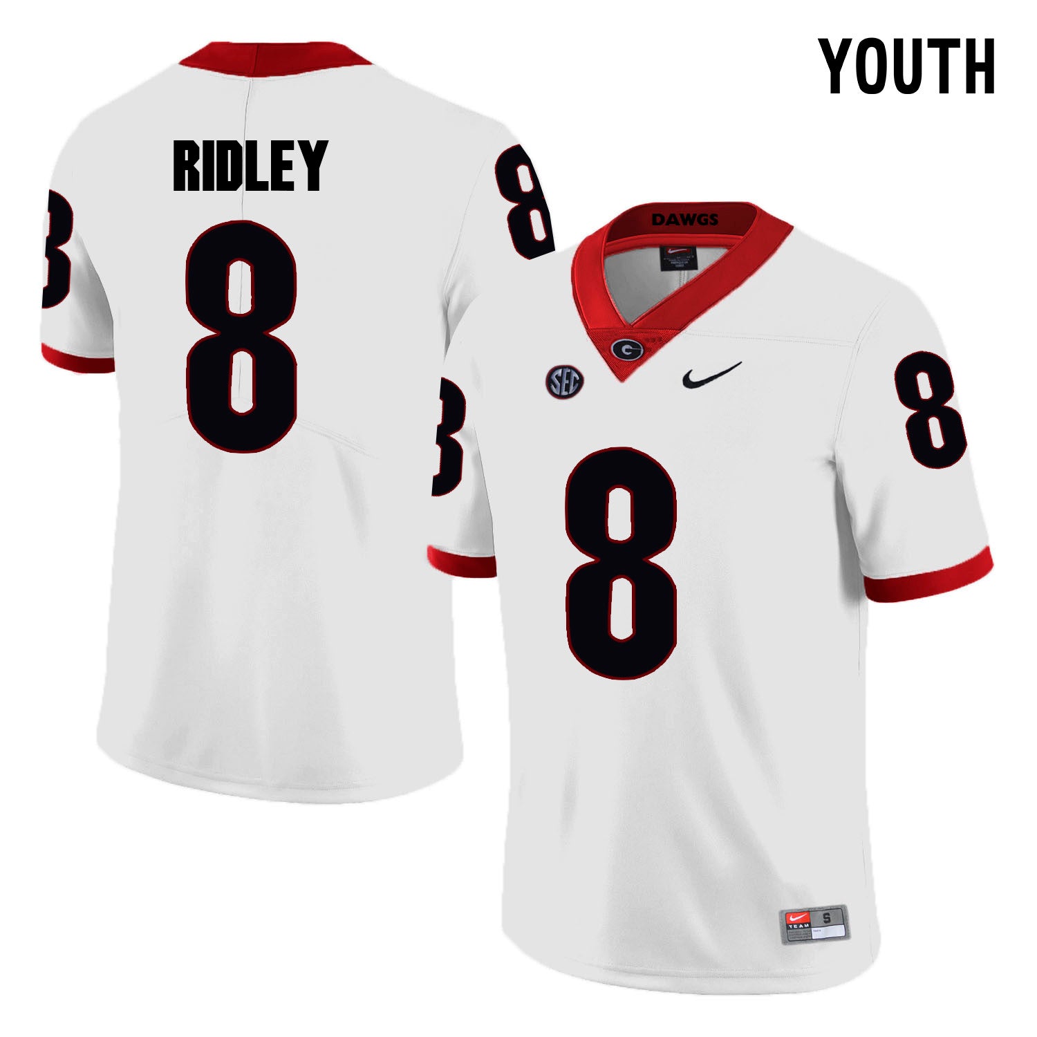 Riley Ridley Georgia Bulldogs white jersey