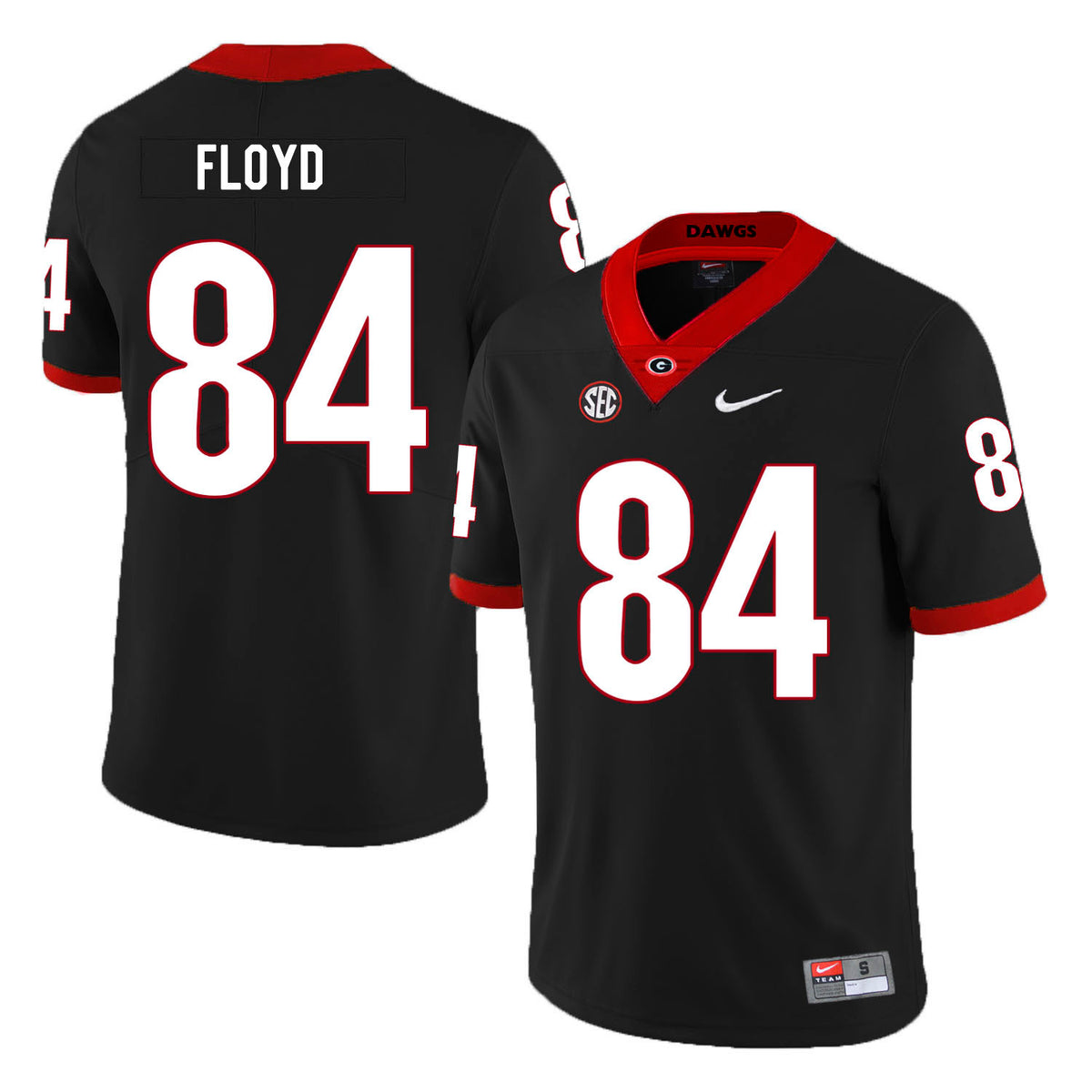 Leonard Floyd Georgia Bulldogs black jersey