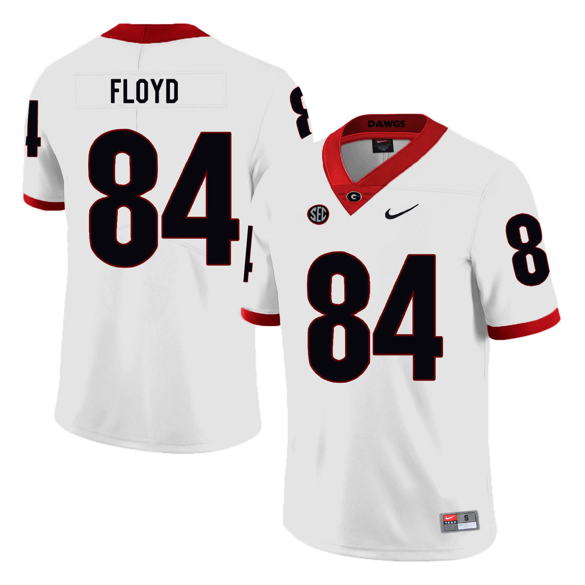 Leonard Floyd Georgia Bulldogs white jersey