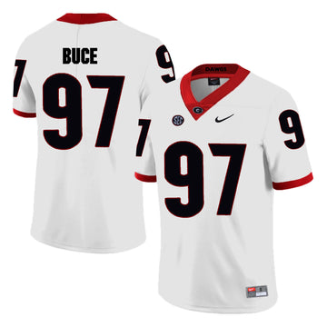 Brooks Buce Georgia Bulldogs white jersey
