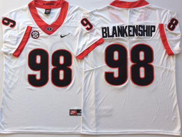 Rodrigo Blankenship Georgia Bulldogs white jersey