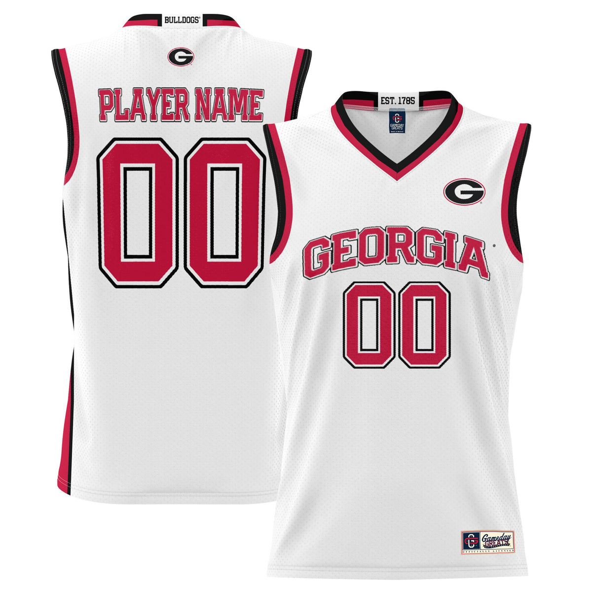 Georgia Bulldogs white jersey