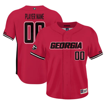 Georgia Bulldogs red jersey