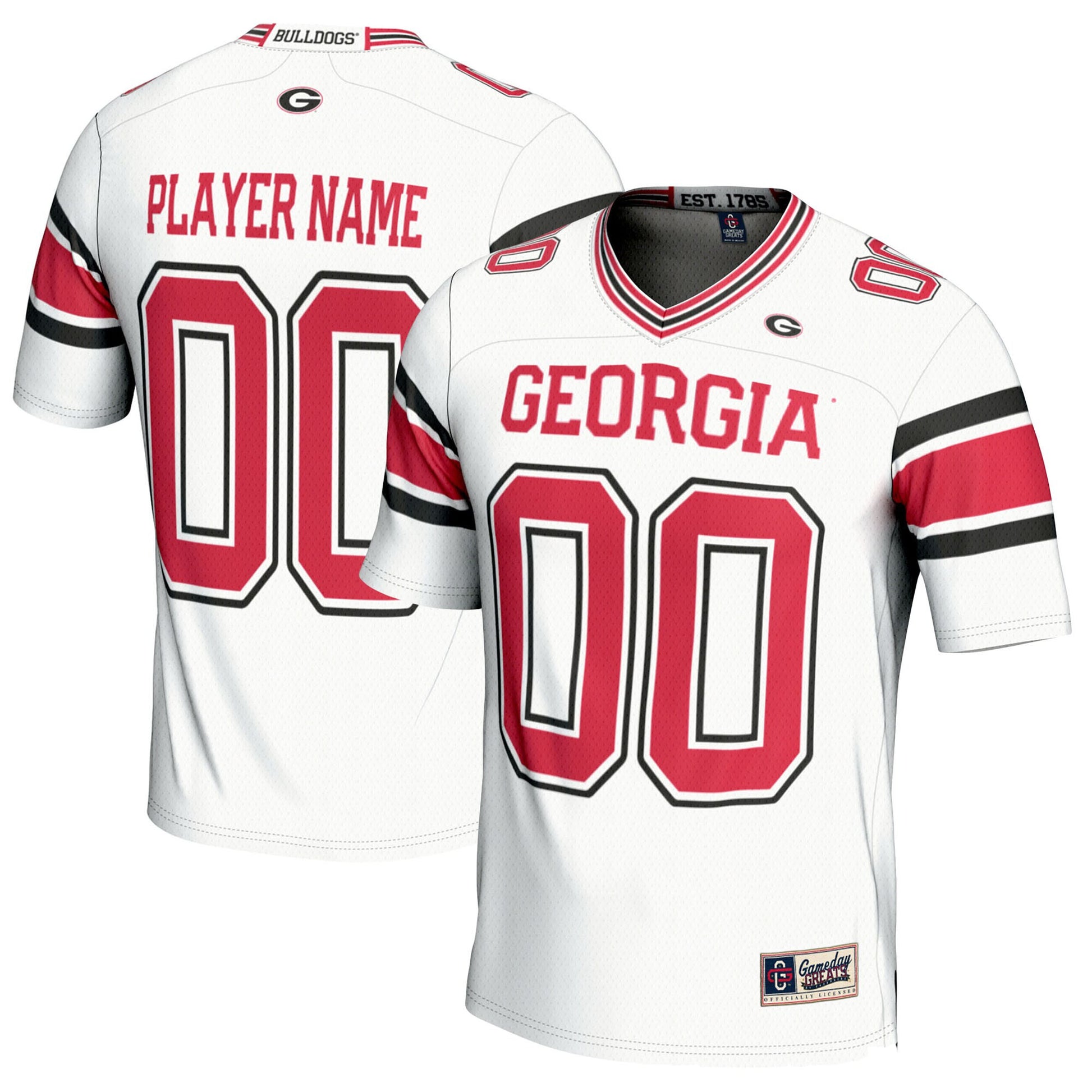 Georgia Bulldogs white jersey