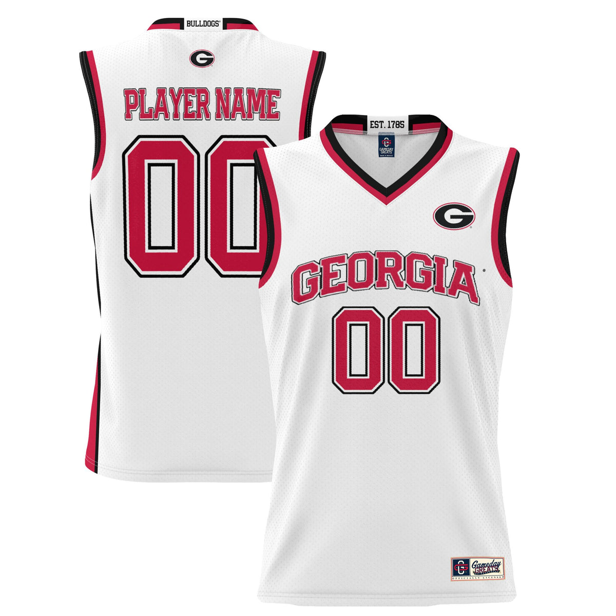 Georgia Bulldogs white jersey