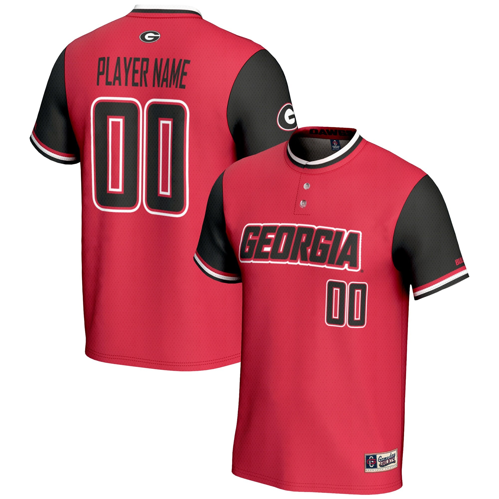 Softball Georgia Bulldogs red jersey