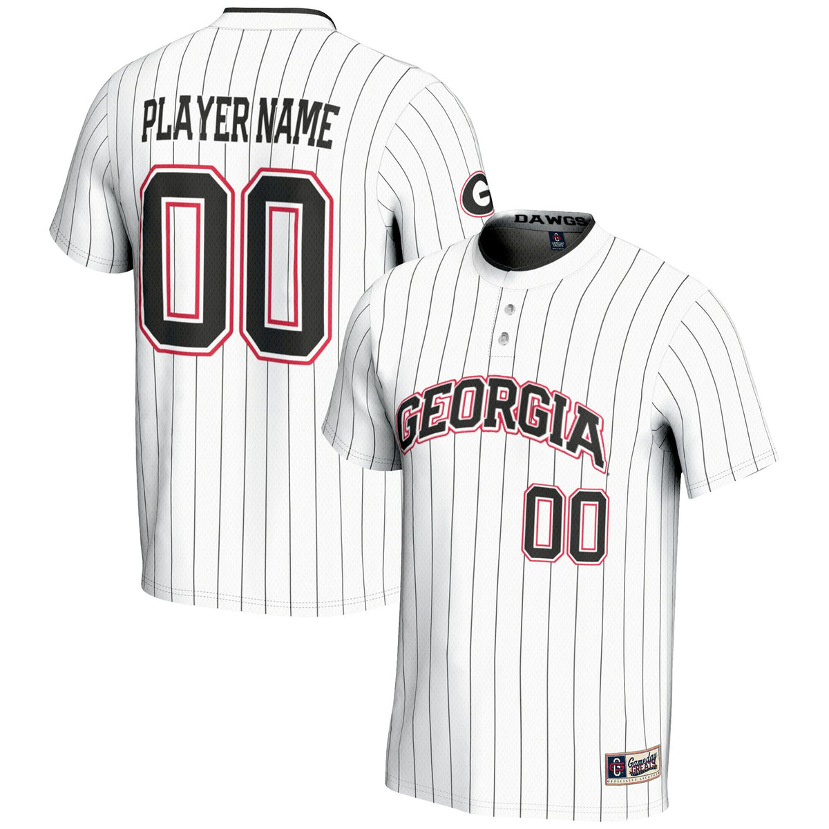 Softball Georgia Bulldogs white jersey