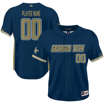 Georgia Tech Yellow Jackets navy jersey
