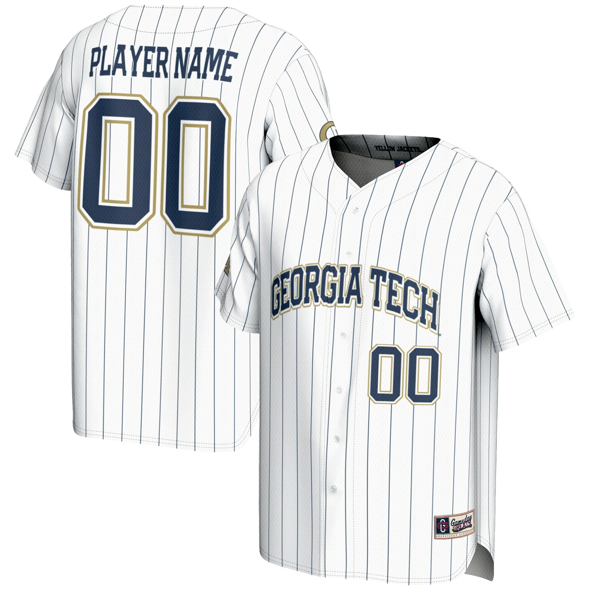 Georgia Tech Yellow Jackets white jersey