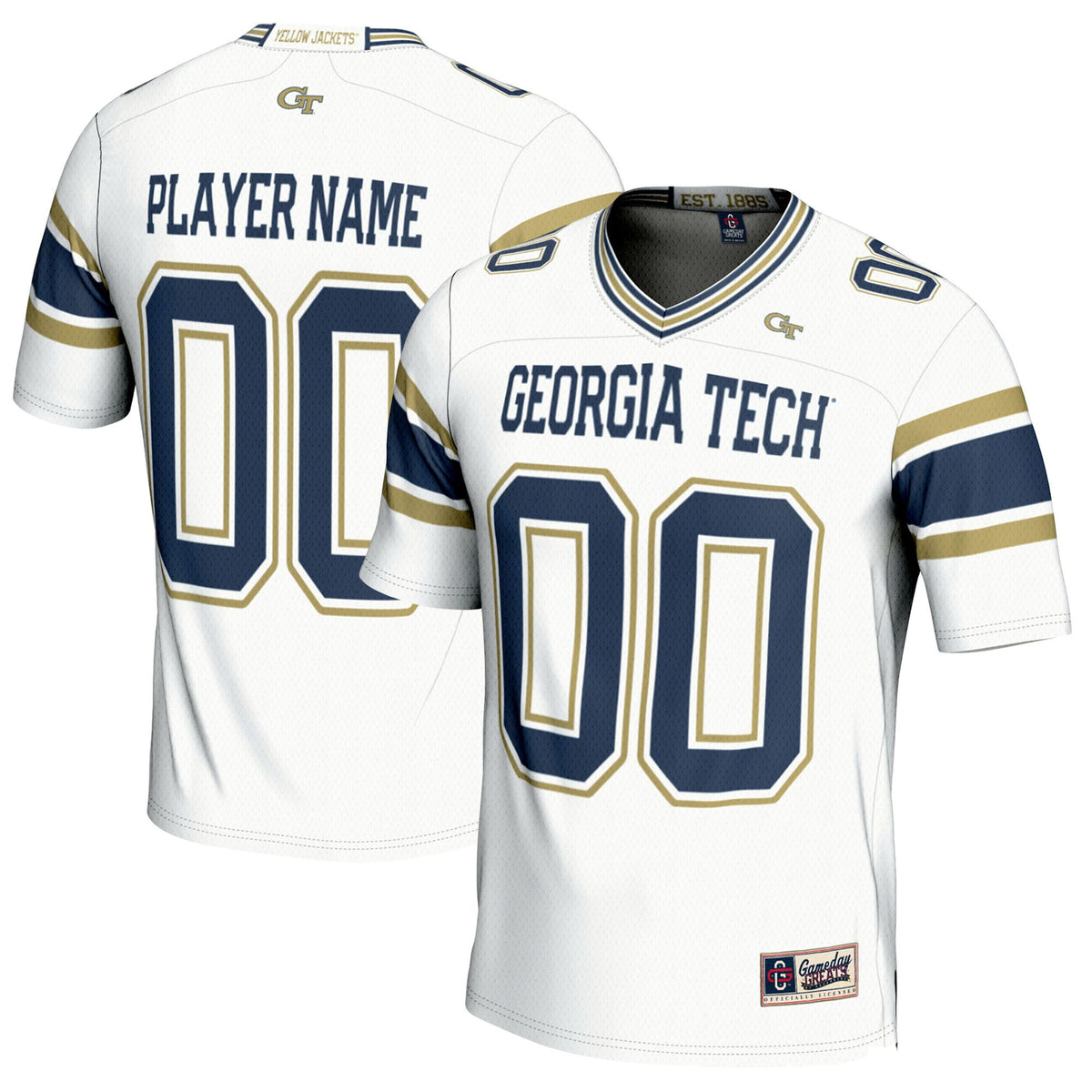Georgia Tech Yellow Jackets white jersey