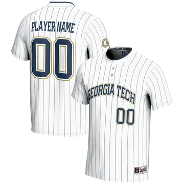 Softball Georgia Tech Yellow Jackets white jersey