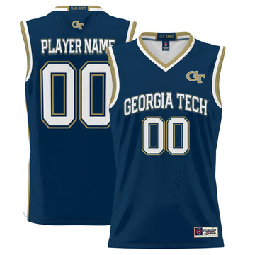 Georgia Tech Yellow Jackets navy jersey
