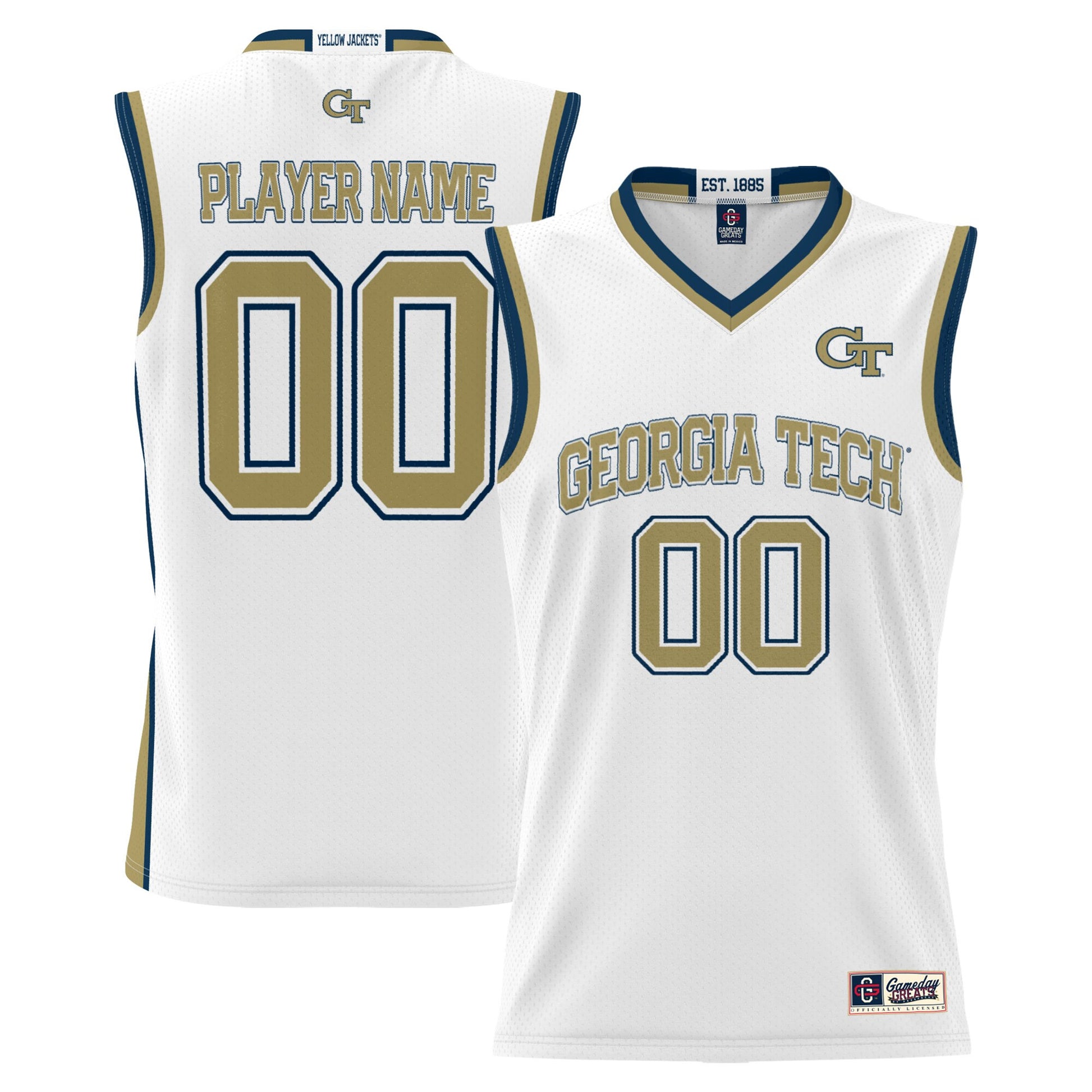 Georgia Tech Yellow Jackets white jersey