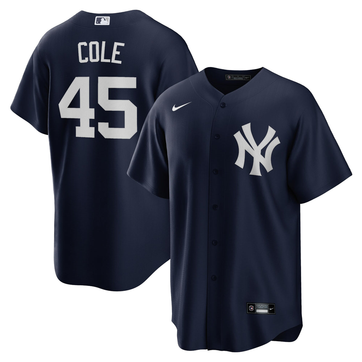 Gerrit Cole New York Yankees navy Alternate jersey