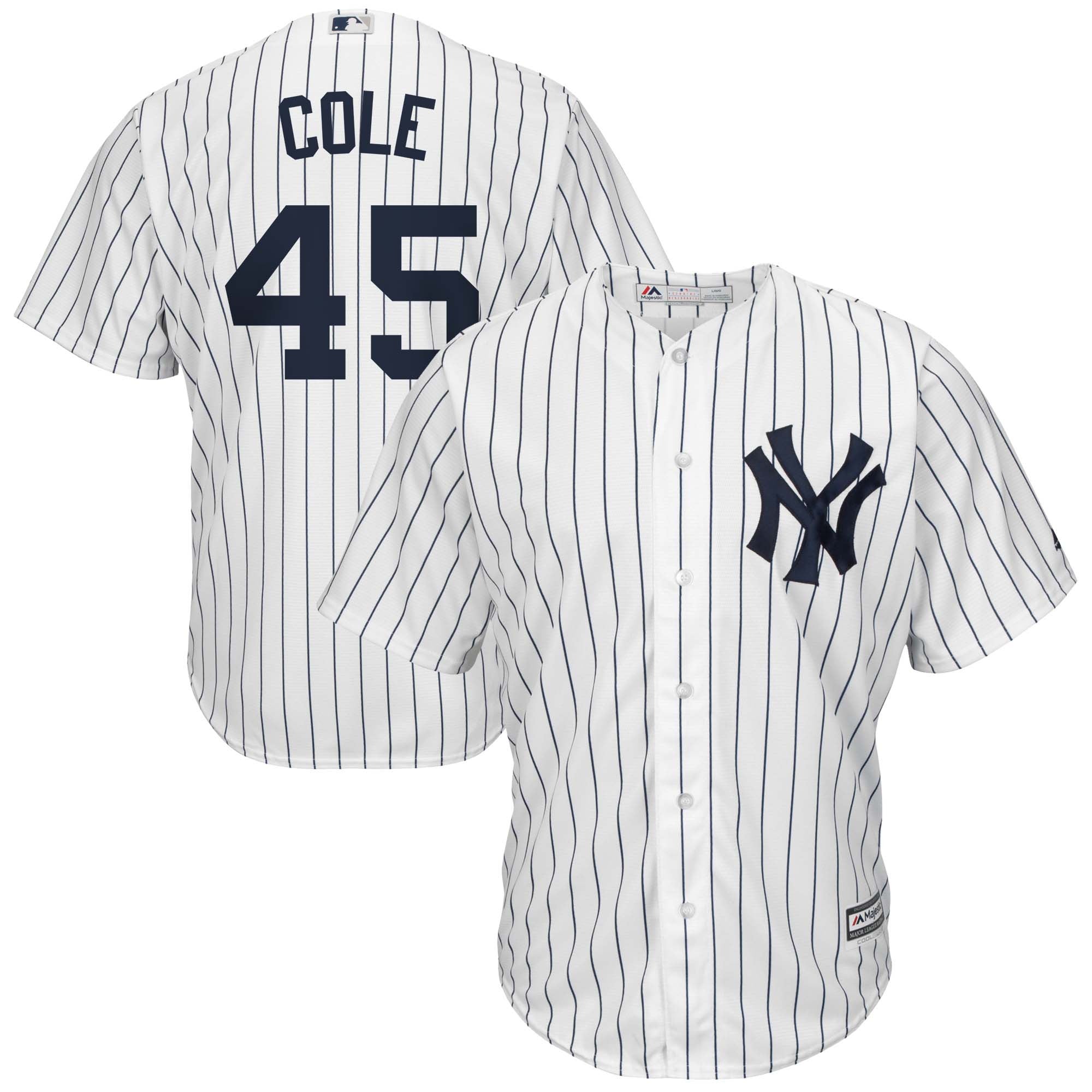 Gerrit Cole New York Yankees white jersey