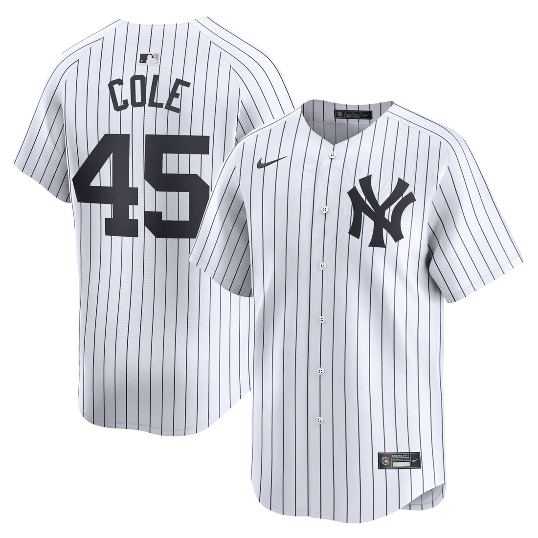 Gerrit Cole New York Yankees white Limited jersey