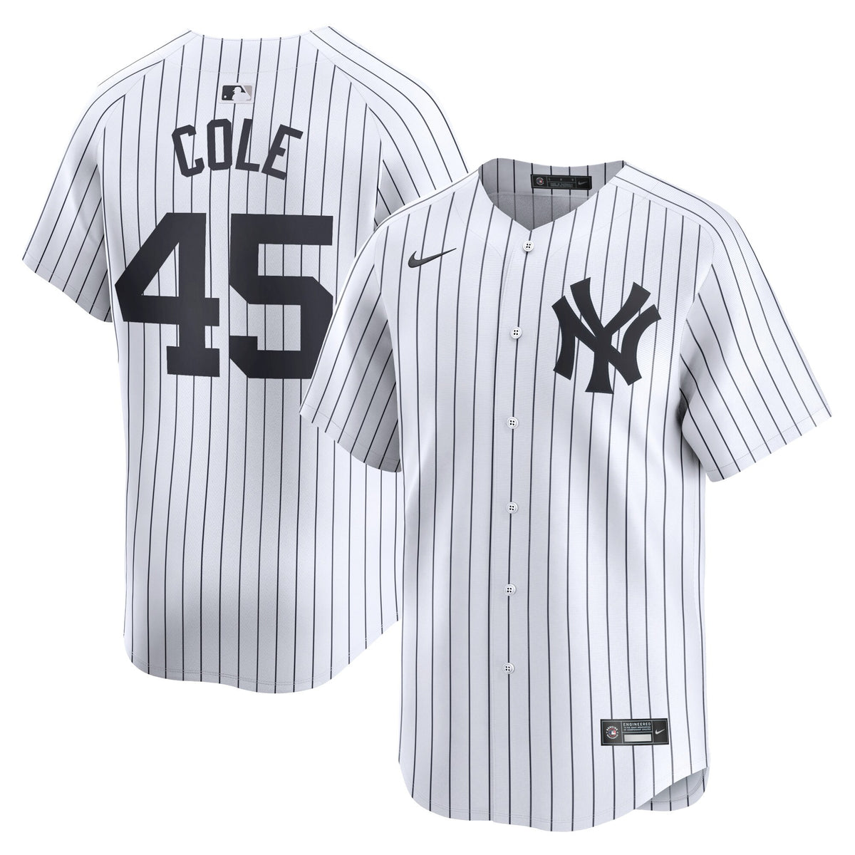 Gerrit Cole New York Yankees white Limited jersey