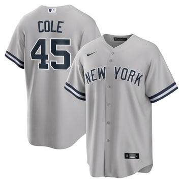 Gerrit Cole New York Yankees gray Road jersey