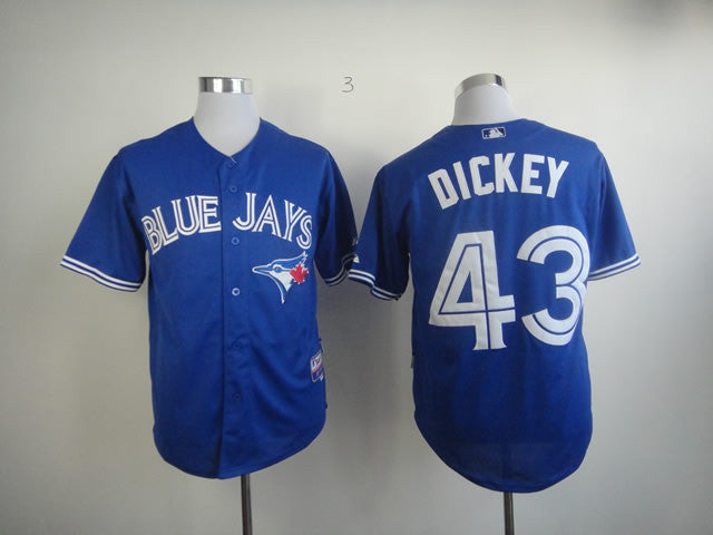 Dickey Toronto Blue Jays blue jersey