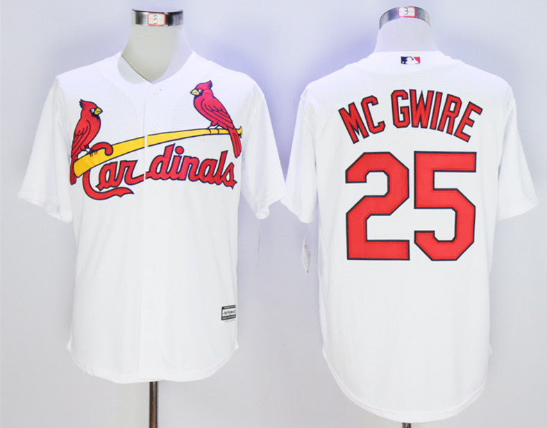 Mark McGwire St. Louis Cardinals white jersey