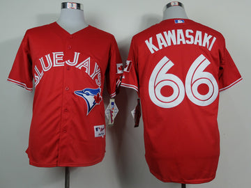 Kawasaki Toronto Blue Jays red jersey