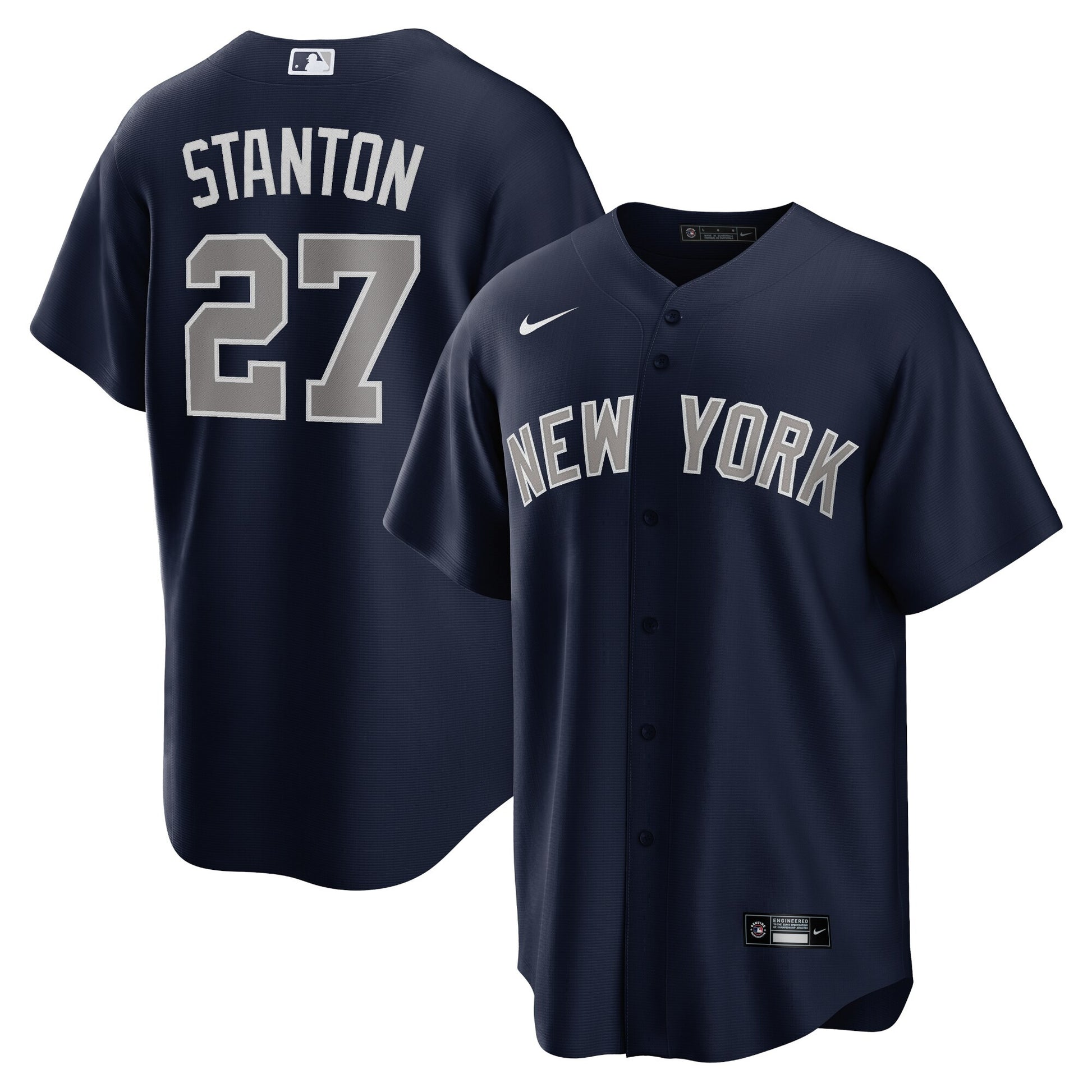 Giancarlo Stanton New York Yankees navy Alternate jersey