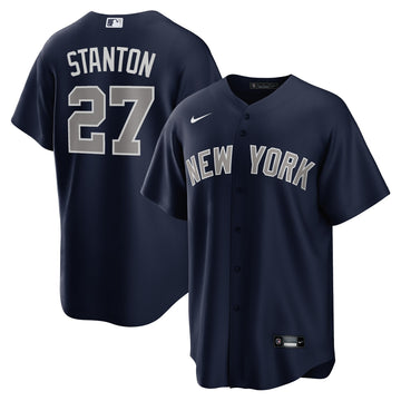 Giancarlo Stanton New York Yankees navy Alternate jersey