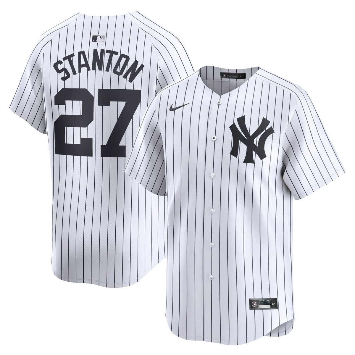 Giancarlo Stanton New York Yankees white Limited jersey