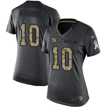 Eli Manning New York Giants black Salute To Service jersey