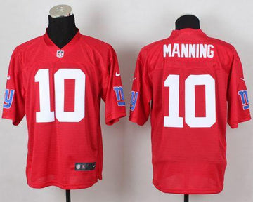 Eli Manning New York Giants red Elite jersey