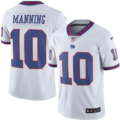 Eli Manning New York Giants white Limited jersey