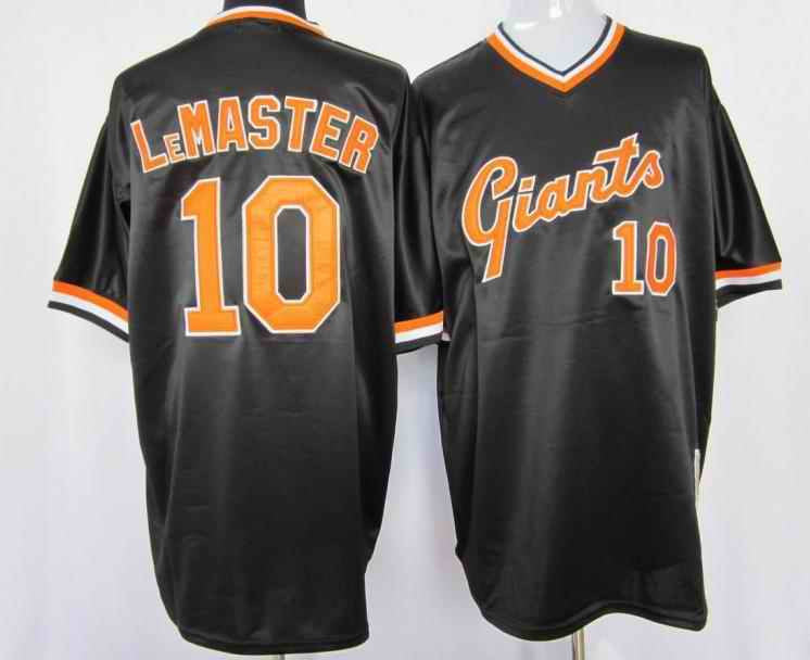 Lemaster San Francisco Giants black jersey