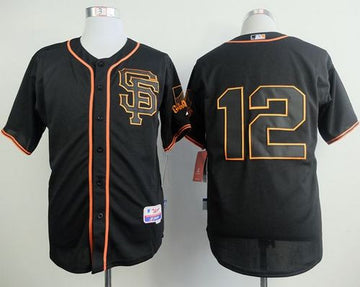 Joe Panik San Francisco Giants black Alternate jersey