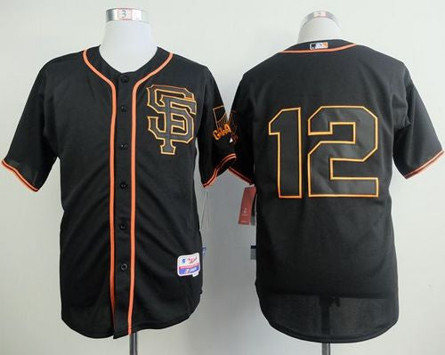 Joe Panik San Francisco Giants black Alternate jersey