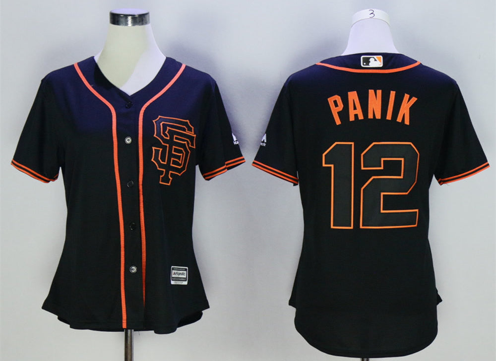 Joe Panik San Francisco Giants black jersey