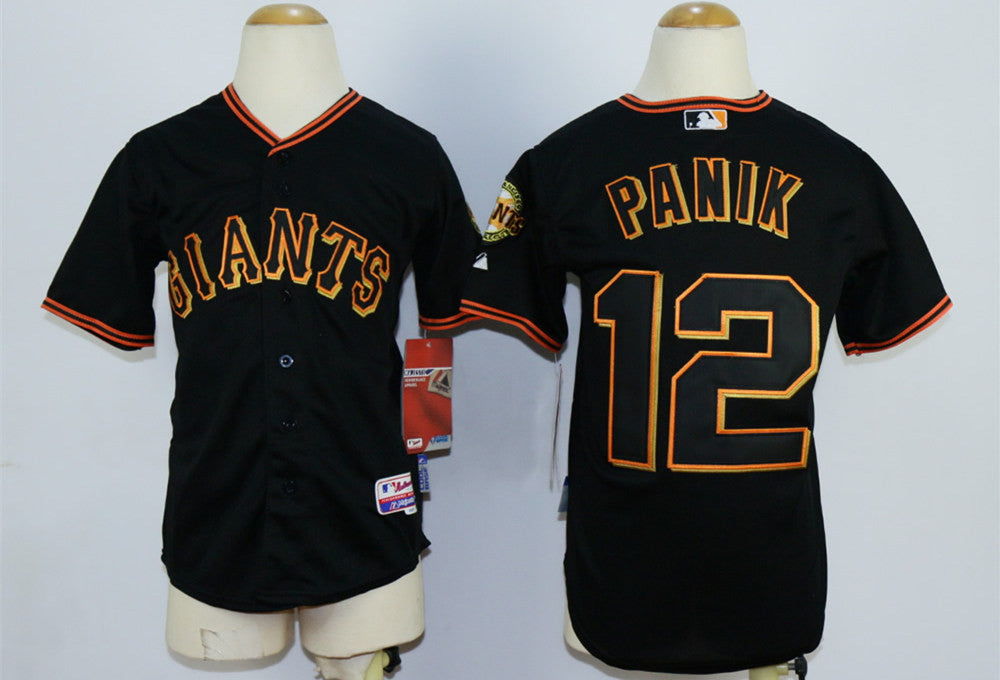 Joe Panik San Francisco Giants black jersey